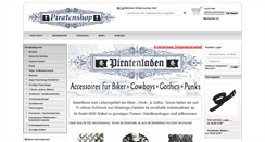 Desktop Screenshot of piratenshop.de